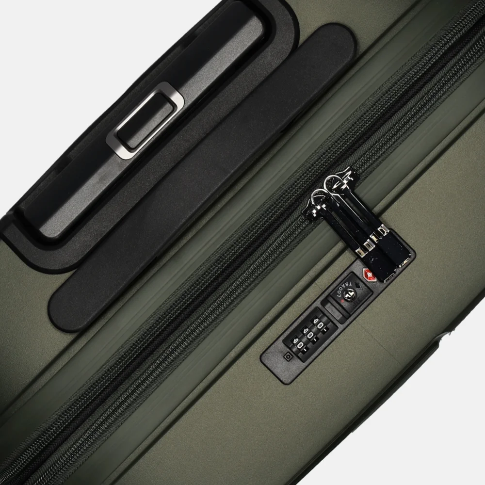 Jump Oskol handbagage koffer 55 cm expandable kaki | 022708-Groen